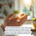 N1O1 Nitric Oxide Lozenges for Heart Health Support - Dietary Supplement for Blood Flow, Oxygenation and Blood Pressure - 180 Count