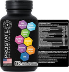Prostate Health Supplements - Saw Palmetto for Men 320 mg, Pumpkin Seed Extract for Men's Health - 180 Prostate Supplement Tablets, 60 Serves