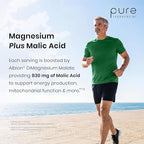 Pure TheraPro Rx Optimum Magnesium Lysinate Glycinate & Di-Magnesium Malate, Made in USA | 4 Month Supply | Chelated for Maximum Absorption, Supports Bone Health & Energy, 240 Count