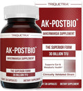 AK-Postbio: Akkermansia Probiotic 30 Billion TFU - Max Strength, Clinically Validated Dose & Patented Strain - Superior Pasteurized Form, Highest Absorption, Delivery - GLP-1 Probiotic - 30 Servings
