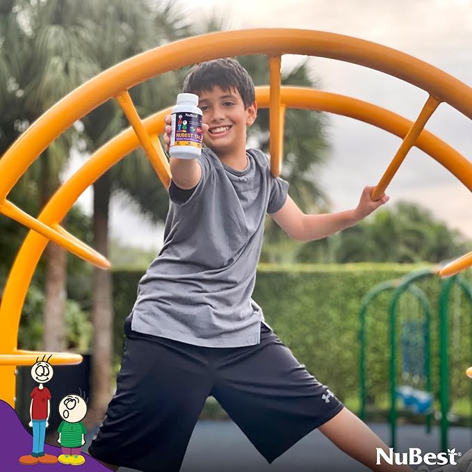 NuBest Tall 10+ - Advanced Bone Strength Formula - Supports Immunity, Healthy Development & Optimal Wellness - for Children (10+) & Teens Who Drink Milk Daily | Pack 3 | 3 Months Supply