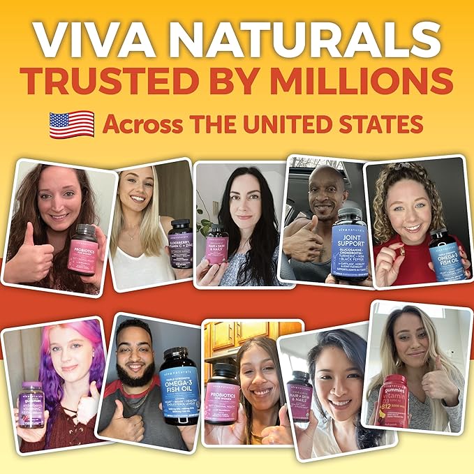 Viva Naturals Vitamin D3 5000 IU Softgels, 360 Count (125 mcg), Supports Bone & Immune Health, High Potency Vitamin D