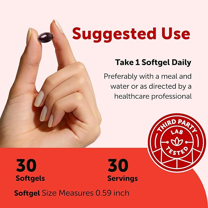 Micro Ingredients Astaxanthin 24mg with MCT Oil, 30 Softgels | Max Strength Astaxanthin Antioxidant Supplements* | Fresh Microalgae Source | Non-GMO, Gluten Free, No Soy