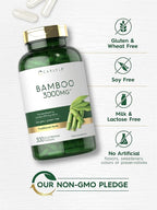 Carlyle Bamboo Extract Capsules | 300 Count | 210mg Silica | Non-GMO, Gluten Free Supplement