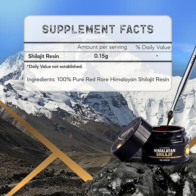NutroTonic® Authentic Himalayan Shilajit | Most Potent 60 Days Sundried - 40X Nano Filtered Pure Himalayan Shilajit Resin | Ethically Wild Crafted +17000 FT | Premium Quality Guaranteed - 60 Servings
