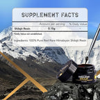 NutroTonic® Authentic Himalayan Shilajit | Most Potent 60 Days Sundried - 40X Nano Filtered Pure Himalayan Shilajit Resin | Ethically Wild Crafted +17000 FT | Premium Quality Guaranteed - 60 Servings