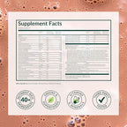 Beam Kids Multivitamin Powder – Kids Vitamins with Greens, Probiotic & Prebiotic, Immune Support for Children & Toddlers, No Artificial Sweeteners, For Picky Eaters, 20 Servings, Chocolate Chip Cookie