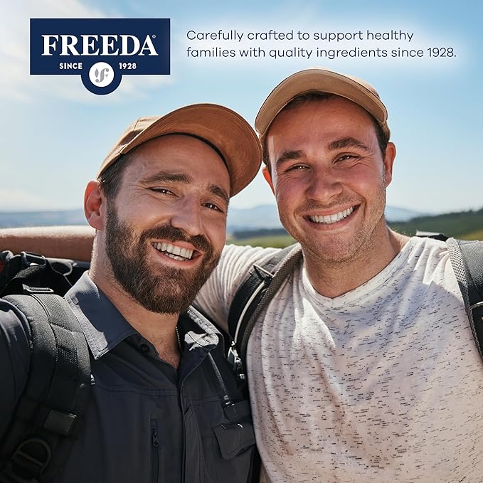 Freeda Vitamin B1 Thiamine 100mg - Supports Energy Metabolism, Nervous System Health - Kosher, Vegan, Gluten Free - Thiamin HCl 100 mg Vitamin B 1 - Pure Vit B1 Vitamin Thiamine B1 Supplement (100 Ct)