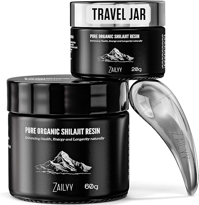 Pure Himalayan Shilajit Resin Supplement 80g | Organic Shilajit for Men & Women | Natural Energy Booster with Organic Fulvic Acid & 85+ Trace Minerals | Lab-Tested
