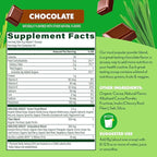 Amazing Grass Greens Superfood Powder: Greens Powder with Digestive Enzymes & Probiotics, Organic Spirulina, Chlorella, and Beet Root Powder, Chocolate, 60 Servings