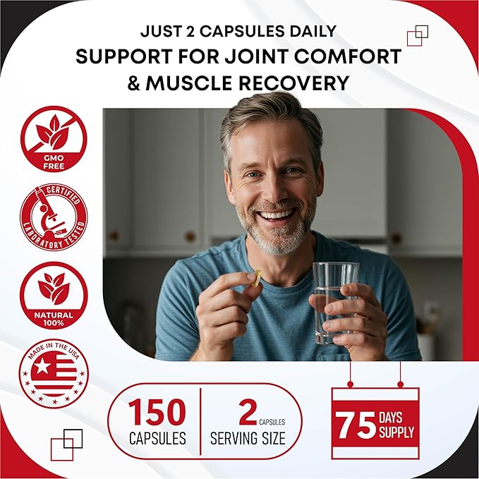 Tart Cherry Turmeric Ginger Stinging Ashwagandha Elderberry Bilberry Black Pepper -150 Capsules