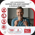 Tart Cherry Turmeric Ginger Stinging Ashwagandha Elderberry Bilberry Black Pepper -150 Capsules
