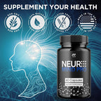 (3 Pack) Neuro Mind Pro Capsules, Official NeuroMind Pro Brain Health Pills with All Natural Ingredients, Optimal Brain Health & Wellness Supplement with Premium Vitamins for Women & Men(180 Capsules)