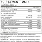 Futurebiotics Vitamin B Complex with Vitamin C Supports Energy Production, Nervous System & Immune Support - Non-GMO, 200 Vegetarian Capsules
