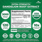 Zazzee Urinary Tract Cleanse & Detox Bundle | USDA Organic Dandelion Root Extract Capsules Plus D Mannose with Cranberry Probiotics for Women | Non-GMO Vegan & ISO Lab Tested