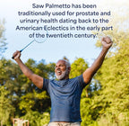 Puritan's Pride Flow Guard™ Saw Palmetto Extract 450mg, Natural Whole Herb Traditional Herbal Dietary Supplement for Mens Prostate and Urinary Health Support, 200 Rapid Release Capsules