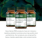 GAIA HERBS PRO Saw Palmetto PRO - Healthy Prostate Gland Support Supplement* - Herbal Supplement with Saw Palmetto & Sunflower Seed - Vegan, Gluten-Free, Soy-Free - 60 Liquid Phyto-Caps (60 Servings)