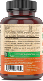 DEVA Vegan Iron-Free Multivitamin & Mineral Supplement, Green Food Blend, Spirulina, Chlorella, Ashwagandha, Broccoli, 90 Coated Tablets