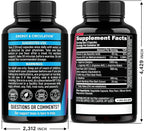 Nitric Oxide Supplement for Men & Women 2250 mg - Nitric Oxide Booster - Pine Bark | L-Arginine | L-Citrulline | Beet Root | Vitamin C & B12 - Muscles, Energy & Circulation - Made in USA, 90 Capsules