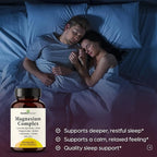 Complete Magnesium Complex 500mg for Women & Men | 60 Capsules | 6 in 1 Mag Supplement with Zinc | Quality Sleep & Muscle Health | Glycinate, Citrate, Malate, Oxide, Aspartate, Lysinate Glycinate