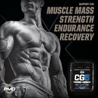 PMD Sports CG5 Premium Creatine & L Glutamine Powder, Power Recovery, Build Lean Muscle, Increase Workout Performance, Maximum Strength Pre Workout & Post Workout, Unflavored, 30 Servings