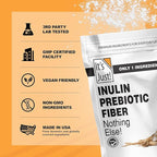 It's Just! - Inulin Prebiotic Fiber, Water Soluble, Chicory Root Powder, Promotes Gut Health, Made in USA, Product of Belgium, Vegan/Keto Friendly