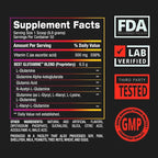 BPI Sports Best Glutamine Supplement, L Glutamine Powder for Gut Health, Muscle Recovery and Immune Support – 6 Advanced Glutamine Types + Vitamin C – 50 Servings – Berry Citrus Flavor