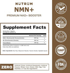 NMN NAD+ Supplement – Extra Strength Longevity & Cellular Energy Booster – Supports NAD+ Levels, Healthy Aging, Focus & Metabolism – Third Party Tested for Purity – Made in USA, 1 Month Supply