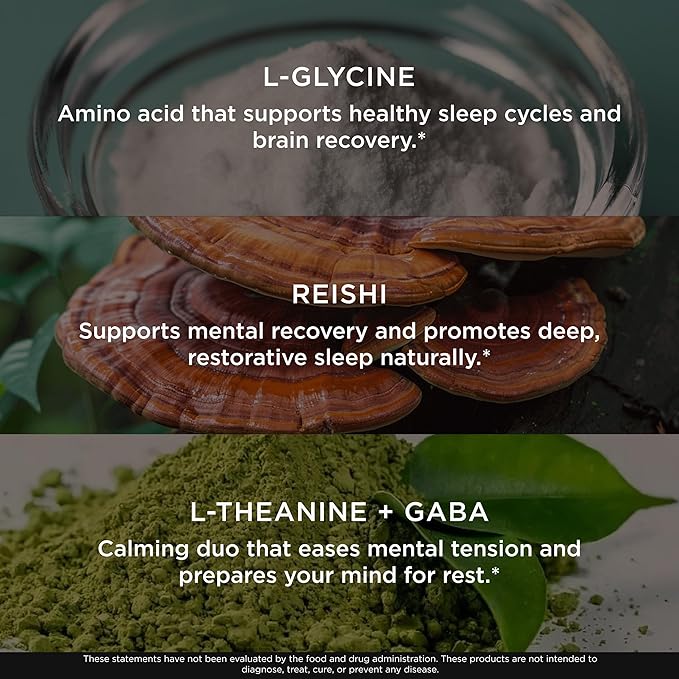 The Genius Brand Genius Rest - Supports Sleep, Relaxation & Brain Health with L-Theanine, GABA, Reishi & More - Melatonin-Free Supplement with L-Theanine & L-Glycine - Lemon Tea, 6 oz (30 Servings)
