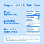Nectar Sugar Free Electrolytes Powder - Organic Fruit No Sugar or Calories - Hydration Powder for Dehydration Relief and Rehydration - Keto and Paleo (Strawberry Lemonade 40 Serving Tub)