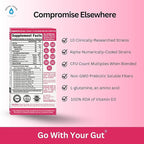 GoLive Prebiotic and Probiotic for Women, Men, Kids. Berry Pomegranate Synbiotic Powder w/ L-Glutamine, Vitamin D3, Electrolytes. For Gut Health, Digestion, Metabolism, Immunity 15-50B CFUs.