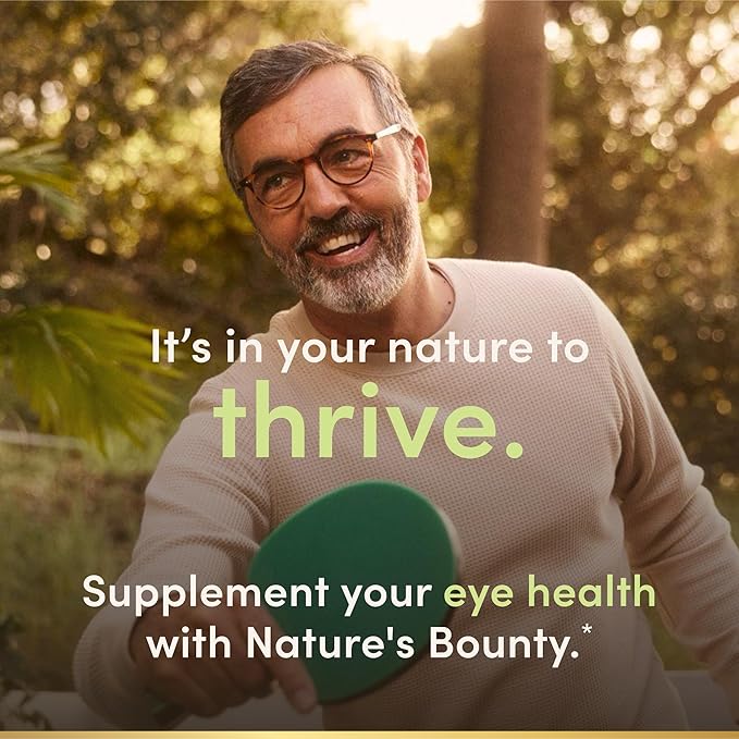 Nature's Bounty Lutein Pills, Eye Health Supplements and Vitamins, Support Vision Health, 40 mg, 30 Softgels (Pack of 3)
