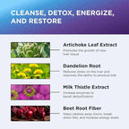 DR. EMIL NUTRITION Liver Support Supplement formulated to Cleanse, Detox, Repair & Support Healthy Liver Function with Milk Thistle, Artichoke Leaf, Dandelion Root & Beet Root Formula