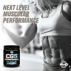PMD Sports CG5 - Premium Creatine & L Glutamine Powder - Maximum Strength Power Recovery, Build Lean Muscle, Increase Workout Performance - Pre Workout & Post Workout - Blue Raspberry (30 Serv)