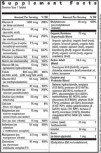 Rainbow Light Active Adult 50+ High-Potency Multivitamin, with Superfoods, 60ct, Pack May Vary
