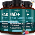 NEW AGE NAD+ Supplement Complex – NAD+ 300 mg with Astaxanthin, Urolithin A, Resveratrol, CoQ10 & Antioxidant Blend – Cellular Energy, Mitochondrial Support or Women & Men – Vegan, Non-GMO- 180 Count