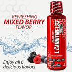 iSatori L-Carnitine LS3 1500, Triple-Blend Liquid L Carnitine Supplement, with Acetyl & Tartrate, Stimulant Free, Low Calories, Sugar & Gluten Free, Keto-Friendly, Mixed Berry Flavor (32 Servings)