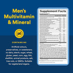 Natural Factors, Men's Multivitamin & Mineral, 1 Serving Contains Nutrition Equivalent to ½ lb of Veggies, 60 Tablets