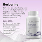 Theralogix Berberine Enhanced Absorption - 30-Day Supply - Made with Berberine Phytosome to Help Support Healthy Metabolism & Hormone Balance* - NSF Certified - 30 Capsules