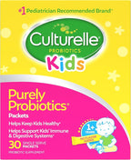 Culturelle Kids Daily Probiotic Packets for Kids, (Ages 3+) - 30 Count - From the 1 Pediatrician-Recommended Brand – Flavorless Daily Probiotics for Digestive Health & Immune Support