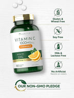 Carlyle Vitamin C Chewables | 1000mg | 180 Tablets | Vegetarian, Non-GMO, Gluten Free Supplement