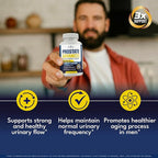 NEW AGE Prostate Advanced Prostate Supplement for Men – Reduce Bathroom Trips, Promote Sleep, Support Health & Bladder Emptying - Made with Lycopene, Beta Sitosterol - 60 Count