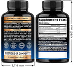 Alpha Lipoic Acid 600mg - ALA Supplement Antioxidant for Nerve, Energy & Metabolism Support - Extra Strength with Benfotiamine, B1 & B12 - Lab Tested, NON-GMO & Vegan - 180 Capsules, 3 Month Supply