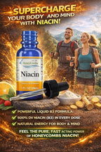 Vitamin B3-Niacin 80mg Niacin Equivalent Drops – Vitamin B Liquid Niacin Drops – Alcohol-free, Non-GMO Niacin Supplement 1oz