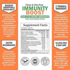 BioSchwartz Immune Support Supplement - Vitamin C with Zinc Elderberry Extract Ginger Bee Propolis Beta Carotenes, Immunity Boost for Adults, Immune Defense Antioxidant Vitamins, 90 Capsules