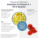 Designs for Health BRF 45 - Vitamin K1 + Vitamin K2 as MK-4 to Promote Bone Strength, Healthy Aging + Arterial Health - 2 Forms of Vitamin K + GG to Aid Vitamin K2 MK4 Production (60 Softgels)