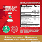 Move Free Ultra Pro with Quadruple Action Joint Support - Type 2 Collagen MSM Calcium Fructoborate & Manganese - Supports Joint Cartiliage Bone Connective Tissue, 120 Tablets (30 servings)