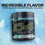 C4 Ultimate Pre Workout Powder - Sugar Free Preworkout Energy Supplement for Men & Women - 300mg Caffeine + TeaCrine + Dynamine + Creatine - Frozen Bombsicle, 20 Servings