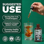 Clean Nutraceuticals Shilajit Liquid Drops with Sea Moss, Ashwagandha, Zinc, Magnesium, Liquid Vitamins for Women and Men - Terra Mineral