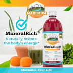 Maximum Living MineralRich - Minerals Supplement - Sugar Free Liquid Blend of Vitamins and Trace Minerals - 32 oz